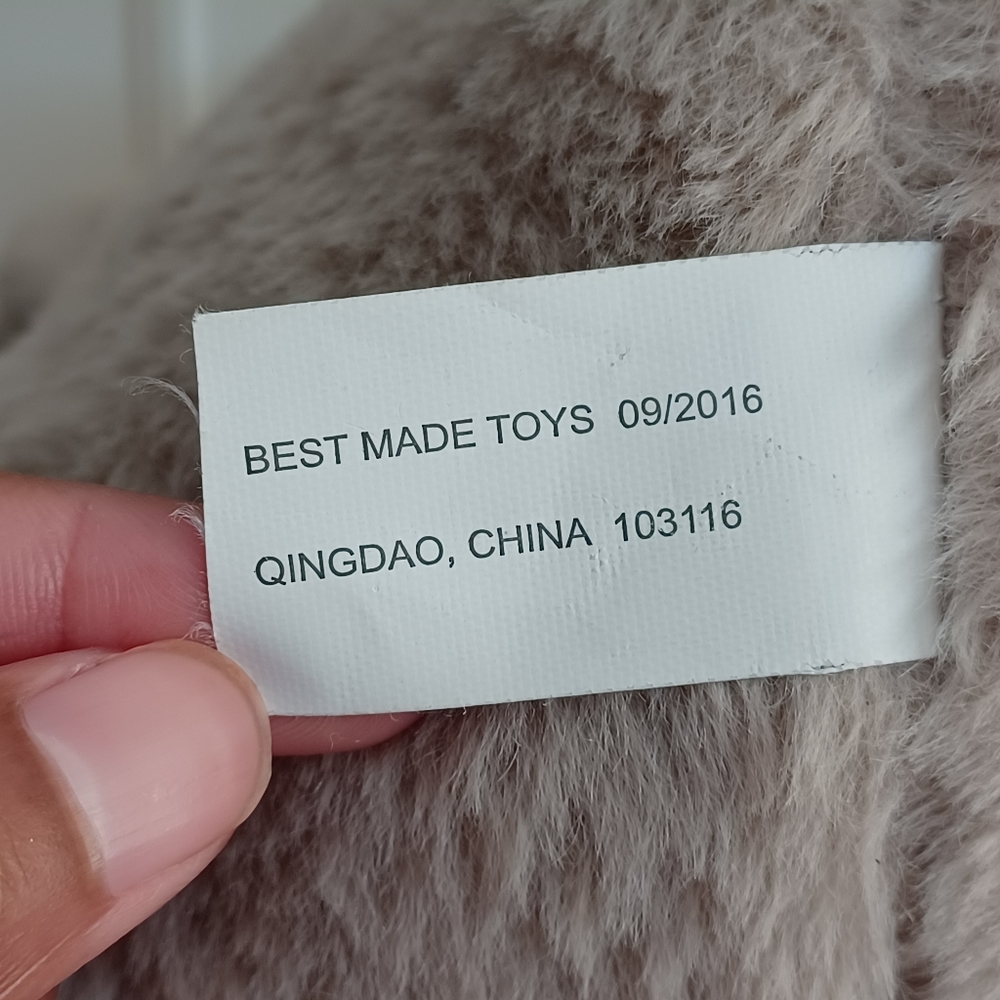 •Best Made Toys Stuffed Plush Teddy Bear Valentines Hearts XOXO Love - Picture 10 of 12
